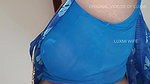 Step Son Fucking Step Mom in Blue Saree – Part 1
