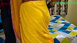 Yellow Saree Blouse Petticoat