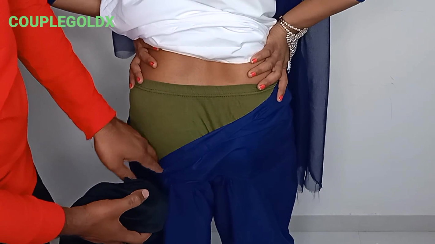 Komal Was Beaten Hard on the Ass by the Teacher and Then the Step Brother Hit Her with an Ice Cube.