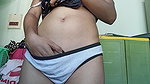 Horny cute girl with smooth body and seducing with smooth masturbating