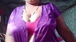 Indian Bigboobs Aunty Boobs Pressing Massaging Puffy Nipples