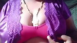 Indian Bigboobs Aunty Boobs Pressing Massaging Puffy Nipples