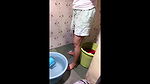 Desi Village Beautiful Girl Bathing Natural Tights Boobs Showing