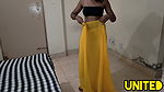 Sexy Teen (18 ) Year Old Girl Wearing Yellow Saari I Had Lot of Sex
