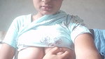 Cute Gf Pressing Boobs