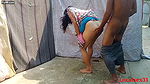 Pink Saree Beautiful Bengali Bhabi Sex In A Holi