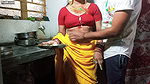 HOLI Par Sexy Bhabhi ko Color Lagakar Kitchen Stand Par Khood Choda