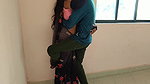 Hot Sexy India Sarika Aunty Wall Standing Romance Blow Job and Very Hard Doggy Anal Style Sex with Her Husband
