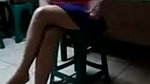 college babe boobs show in college canteen