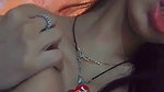 Desi cutie showing boobs and pressing them