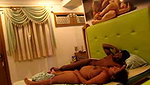 indian couple enjoing in luxury hotel
