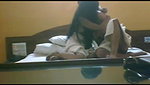 indian couple in hotel room enjoying sex after busy day