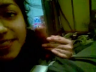 indian gf tasting bf cock