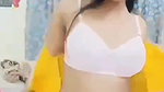 Beautiful girl stripping sari and rubbing her pussy
