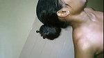 srilankan gf in shower 2