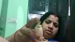 Desi chubby bhabhi masturbating with rabbish