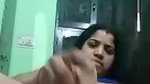 Desi chubby bhabhi masturbating with rabbish