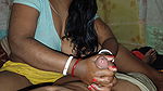 Indian hot desi bhabhi handjob with milk oil and split