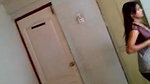 girl changing after sex