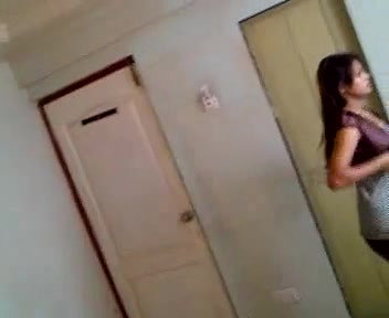 girl changing after sex