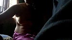 newly married girl wearing bra in morning