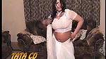 chubby whore in white saree boob flasher mujra on 10 mar chunk 1
