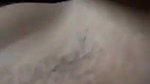 Horny girl pressing boobs hard