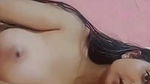 Desi cutie showing big boobs and pressing them