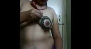 Mangala Bhabhi Mehendi on Boobs