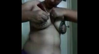 Mangala Bhabhi Mehendi on Boobs