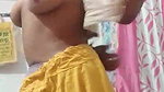 Sexy bhabhi striping sari and showing