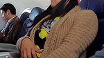 Woow Desi  Daring Girl in Flight