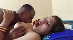 Desi sexy Bengali wife and her husband romantic kissing and boob press Sex video