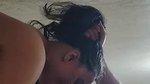 Horny gf sloppy bj