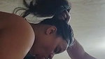 Horny gf sloppy bj