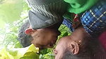 Village lover fucking in jungle with clear hindi audio