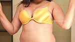 Anjali Gaud Yellow Bra Strip