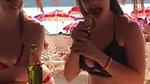 Hotties Flashing in beach bar