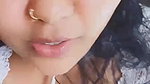 Cute girl in chamet shwo her pussy