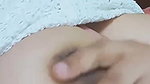Cute girl in chamet shwo her pussy