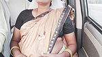India Cal Gil Car Sex with the client Telugu Dirty conversations.