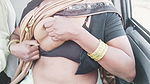 India Cal Gil Car Sex with the client Telugu Dirty conversations.