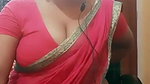 Desi soooo hooot married Aunty in Red saree wat a Figure