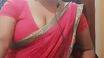 Desi soooo hooot married Aunty in Red saree wat a Figure