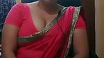 Desi soooo hooot married Aunty in Red saree wat a Figure