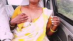 Sexy house maid car sex with the owner of the house of Telugu Dirty Talks.