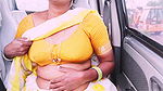 Sexy house maid car sex with the owner of the house of Telugu Dirty Talks.