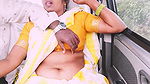 Sexy house maid car sex with the owner of the house of Telugu Dirty Talks.