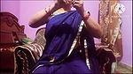 Indian desi bhabhi wear blue lehanga and masturbation pussy and boobs