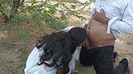Jungle Blowjob and cum in mouth complition with village girl Kavita